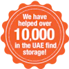 Book storage in Dubai starting from AED 149 per month
